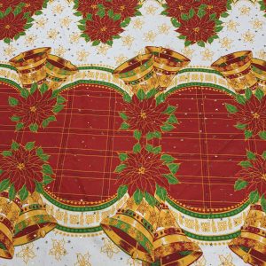 Bystrech estampado navideño con brillo